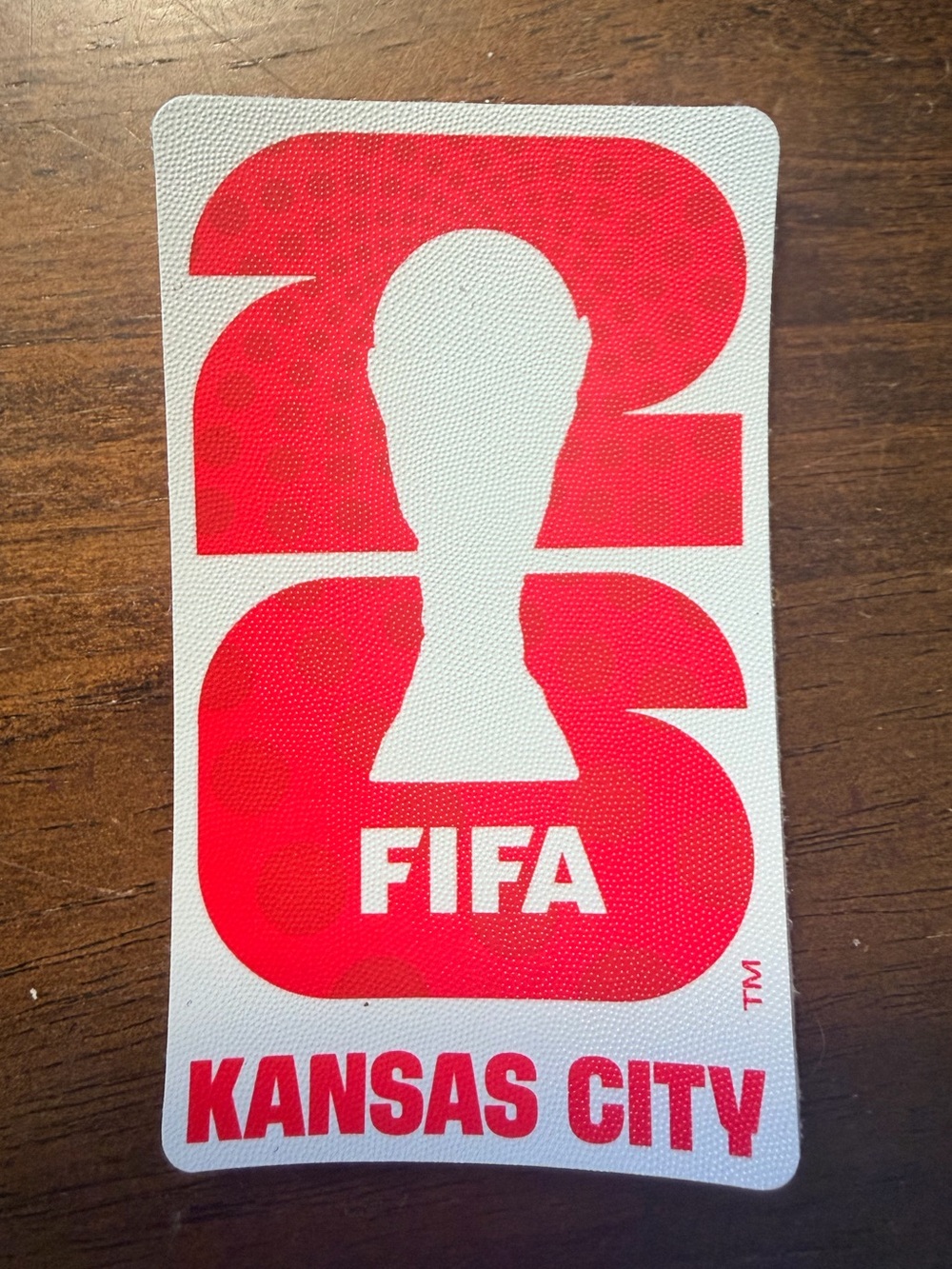FIFA World Cup 26 Kansas City Velcro Patch